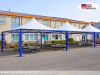 Pavillon 5x5 Überdachung Pagodenzelt Festzelt Pvc Terrassendach Pergola Terrasse