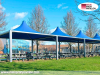 Pavillon 4x4 Überdachung Pagodenzelt Festzelt Pvc Terrassendach Pergola Terrasse
