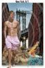 Justin Bieber mit Krokodil in New York. 45x30 cm. Souvenir,  Geschenk,  Rarität,  