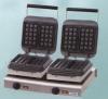 Doppel-Waffeleisen mit Backplatten Brüsseler Platten