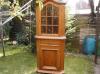 Eckvitrine Eiche