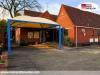 Pavillon 4x5 Überdachung Sonnenschutz Festzelt Terrassenüberdachung Pvc
