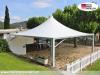 Pavillon 5x6 Überdachung Pagodenzelt Festzelt Pvc Terrassendach Pergola Terrasse