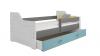 Bett Jugendbett Kinderbett Babybett Schublade Lattenrost Matratze 80x160 Holz