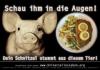 Menschen,  esst kein Fleisch!