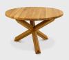 COLIN EICHENTISCH COUCHTISCH RUNDE TISCHPLATTE LACKIERT MASSIVHOLZ 120x120x75cm 