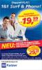 1&1 SURF & FhoneDSL -FLATRATE  PLUS TELEFONIE FÜR 19, 90
