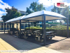 Pavillon 4x4 Überdachung Pagodenzelt Festzelt Pvc Terrassendach Pergola Terrasse