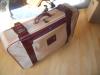 Reisekoffer mit Leder