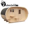 Fass-Sauna,  Saunafass,  Sauna Oval aus Fichtenholz