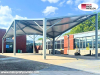 Pavillon 6x6 Überdachung Pagodenzelt Pvc Schule Universität Campus