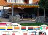 Pergola 6x4m Pavillon Zelt neu personalisierte Farben wasserdicht Zelt Café