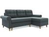 Ecksofa ausziehbar mit Schlaffunktion mit Kissen Sofas Couch Oslo Schlafsofa