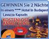 GEWINNEN Sie 2 Übernachtungen in Budapest  Wie  Melden Sie sich an für unseren k