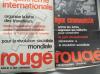 Frankreich Plakat Liga Kommunisten Zeitung Werbung Rouge 68er