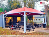 Pavillon 4x5 Überdachung Sonnenschutz Festzelt Terrassenüberdachung Pvc