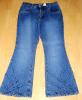 gemusterte Jeans  