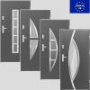 Tür Haustür P5/  P6/  P7/  P8 Eingangstür Stahltür 80/  90 ID Design 5 Farben weiß