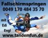 Fallschirmspringen in Dingolfing /  Niederbayern nähe München,  Regensburg,  Nürnbe