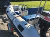 Schlauchboot mit GFK Festrumpf,  zusammen mit Yamaha 30 PS Motor + Steinbacher Tr