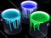 Fluoreszierende,  leuchtzeige,  unsichtbare Farben. G #252;nstige Bedingungen f #2
