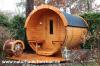 Fasssauna,  Saunafass,  Holzfasssauna,  Aussensauna,  Gartensauna,  Saunabau,  Sauna
