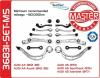 QUERLENKERSATZ AUDI A4 B8 A5 8T3 8TA VERSTÄRKT LENKER 14-TEILE 36831-SET-MS