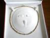 LUXUS PUR ! Elegantes Brilliant-Collier 750er Gold/ 5 Brillianten 0, 50 ct