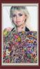 Miley Cyrus Kunstwerk. Collage. Kunstdruck. Signiert. Geschenk. Souvenir. Raritä