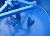Betonmischer Mischer mit elektrischem Antrieb Mischmaschine Zementmischer 800L