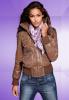 Preisgünstige sportliche Damen-Lederjacke aus Pic-Nappa