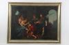 Ölgemälde Personen mit Erzengel Spätbarock um 1780