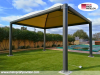 Pavillon 5x5 Überdachung Sonnenschutz Festzelt Pvc Terrassendach Pergola Terrass
