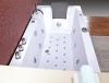 Whirlwanne Badewanne Whirlpool Jacuzzi 24xDüsen Beleuchtung Radio SPA 180x90x76 