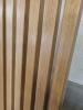 EICHENLAMELLEN FÜR WAND AUF MDF-PLATTE LEIMHOLZPLATTEN AUS EICHENHOLZ 40x30mm