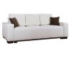 Sofa Couch Kissen Schlaffunktion Dreisitzer Stauraum Schlafcouch Schlafsofa weis