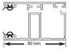 Alu Verlegesystem für 16mm PC Stegplatten