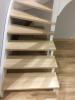 FREITRAGENDE TREPPEN ZUR SELBSTMONTAGE MASSIVHOLZ TYP U,  L ESCHE BUCHE EICHE