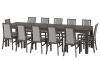 Ausziehtisch Wenus 160-300x90x76cm Wenge Tischplatte 300cm 4-12 Personen Esstisc