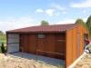 Blechgarage Fertiggarage Garage Stahlhalle Halle 8m x 6m KOSTENLOSER VERSAND UND