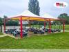 Pavillon 6x6 Überdachung Pagodenzelt Festzelt Pvc Terrassendach Pergola Terrasse