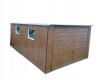 Blechgarage Garage Einzelgarage Metallgarage,  4x5 m Blech verzinkt Stahl