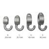 Rohrverbinder Stellring Mit Haken 21,  3-60,  3 mm Feuerverzinkter Galvanisierter