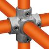 Rohrverbinder Kreuzstück Für Stützrohr - Ø 21,  3 bis 60,  3 mm Feuerverzinkter & 
