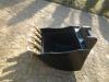 Tieflöffel Baggerlöffel Minibagger Bagger bis 6T 80cm Breite