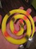 2 Schlangen aus Gummi XXL 70 cm
