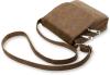 klassische Schultertasche Messengertasche kleine Damentasche braun