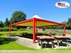 Pavillon 12x12 Überdachung Pagodenzelt Pvc Schule Universität Campus
