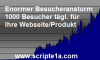 Top Software für 1000 de Besucher täglich.