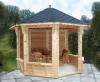 Dachhauben,  Dachhaube,  Firsthaube,  Firstabdeckung,  Pavillon,  ..